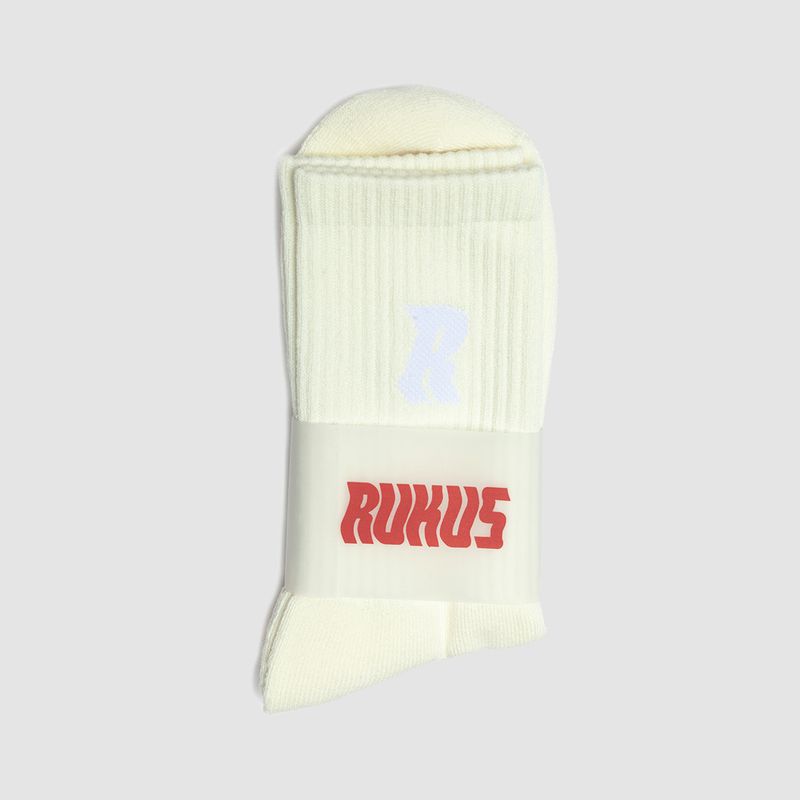 "R" Socks Cream