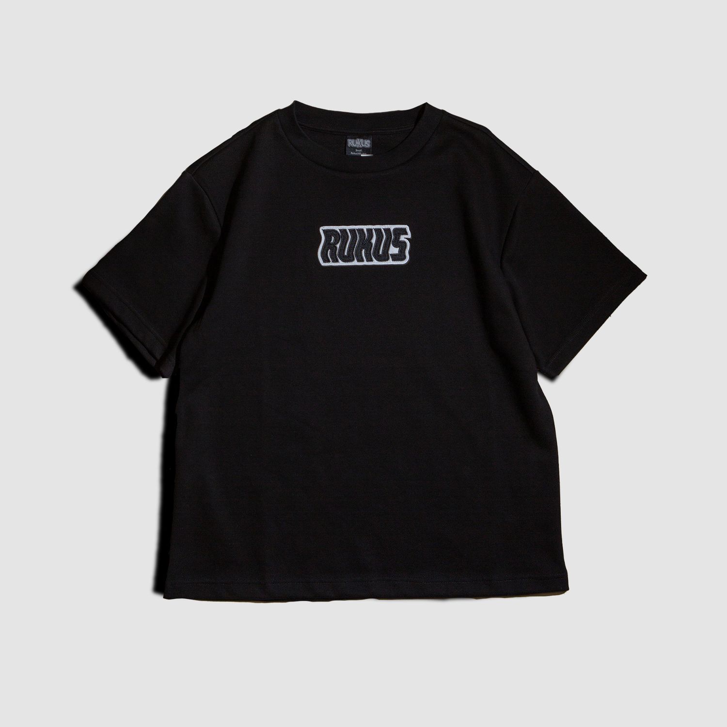 Wavy Knit Tee Black