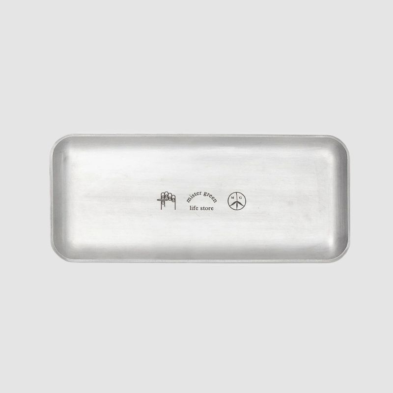 Logo Rolling Tray Silver