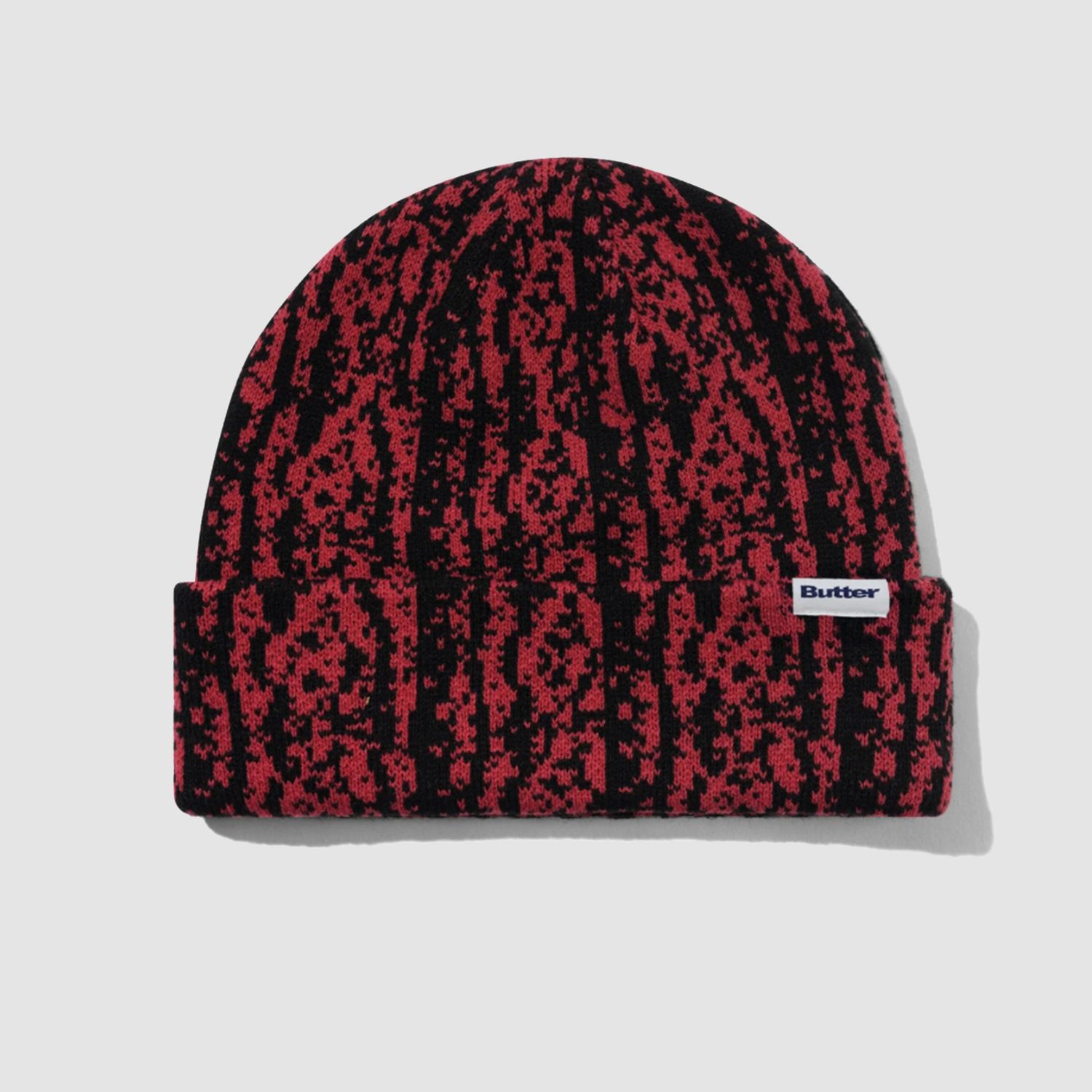 Lowland Camo Beanie Berry