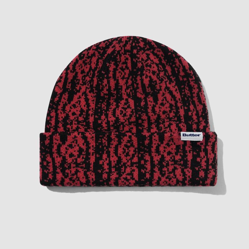 Lowland Camo Beanie Berry