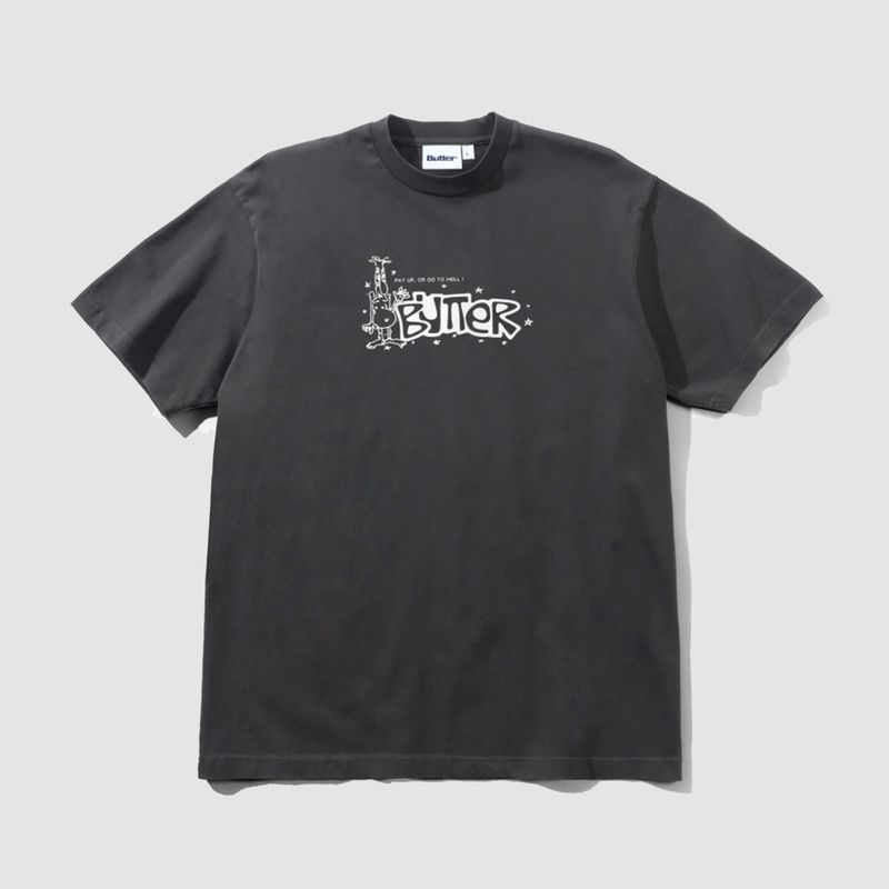 Pay up Tee Charcoal
