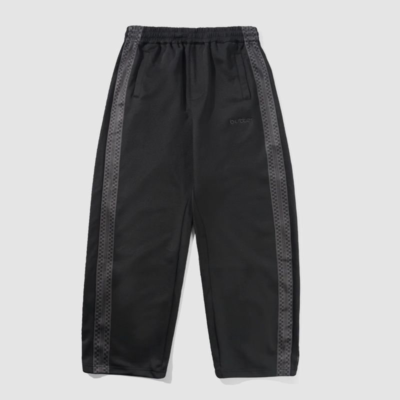 Check Tape Trackpants Black