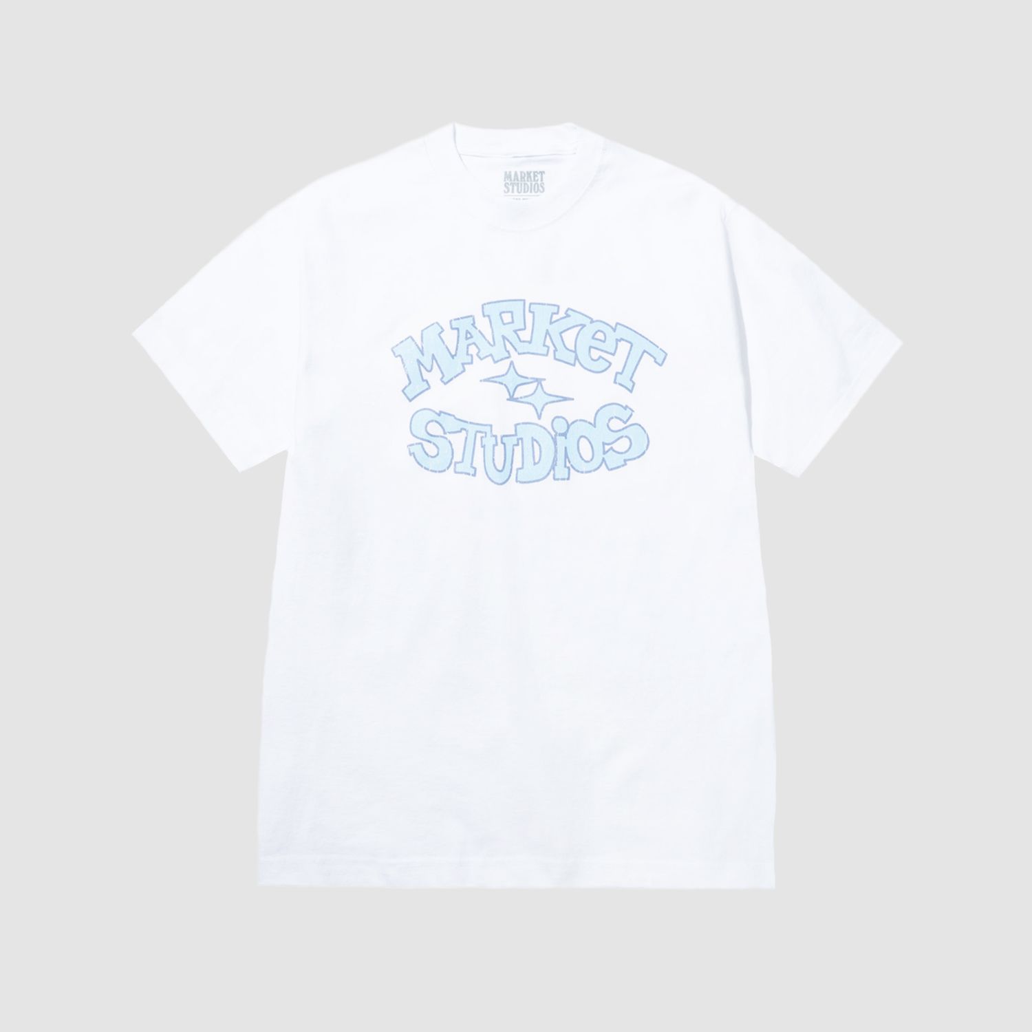 Smiley Old School Tee White