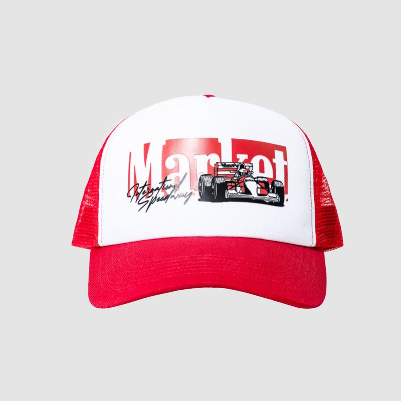 Formula Trucker Hat Red/White