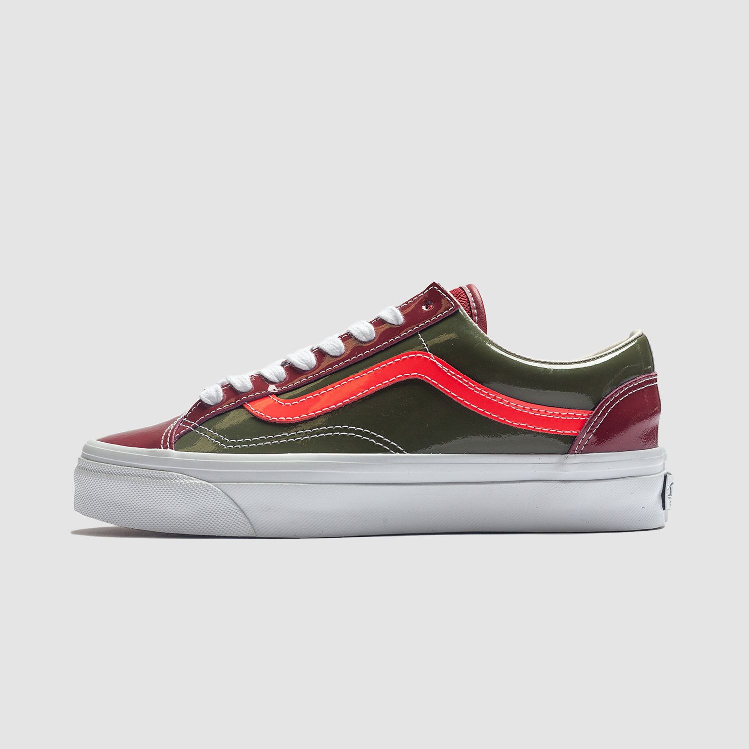 LX Old Skool 36 Patent Bordeaux/Olive