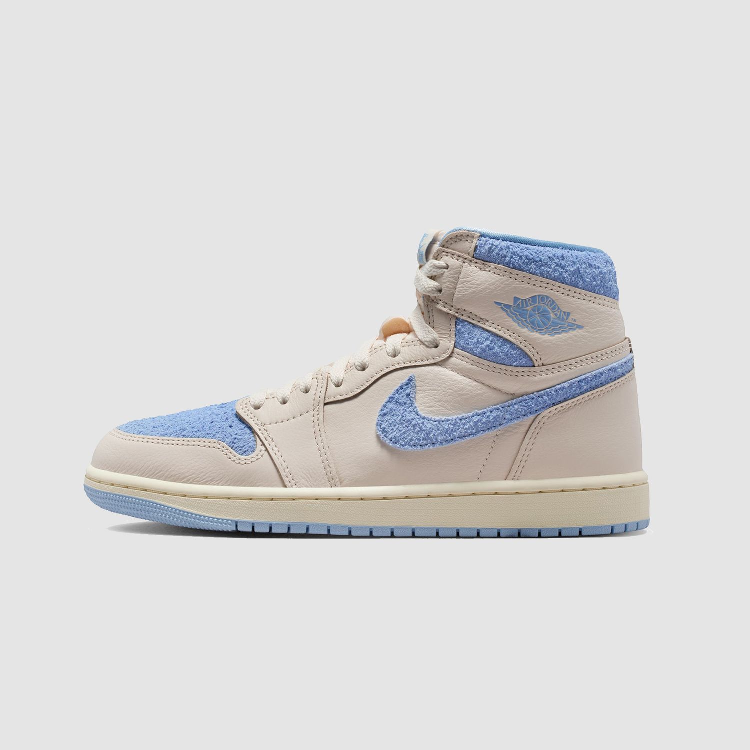 Women's Air Jordan 1 High OG Psychic Blue and Pale Ivory