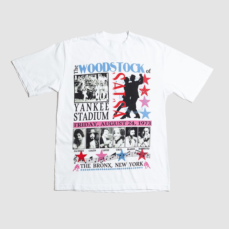 WoodStock Of Salsa Tee White