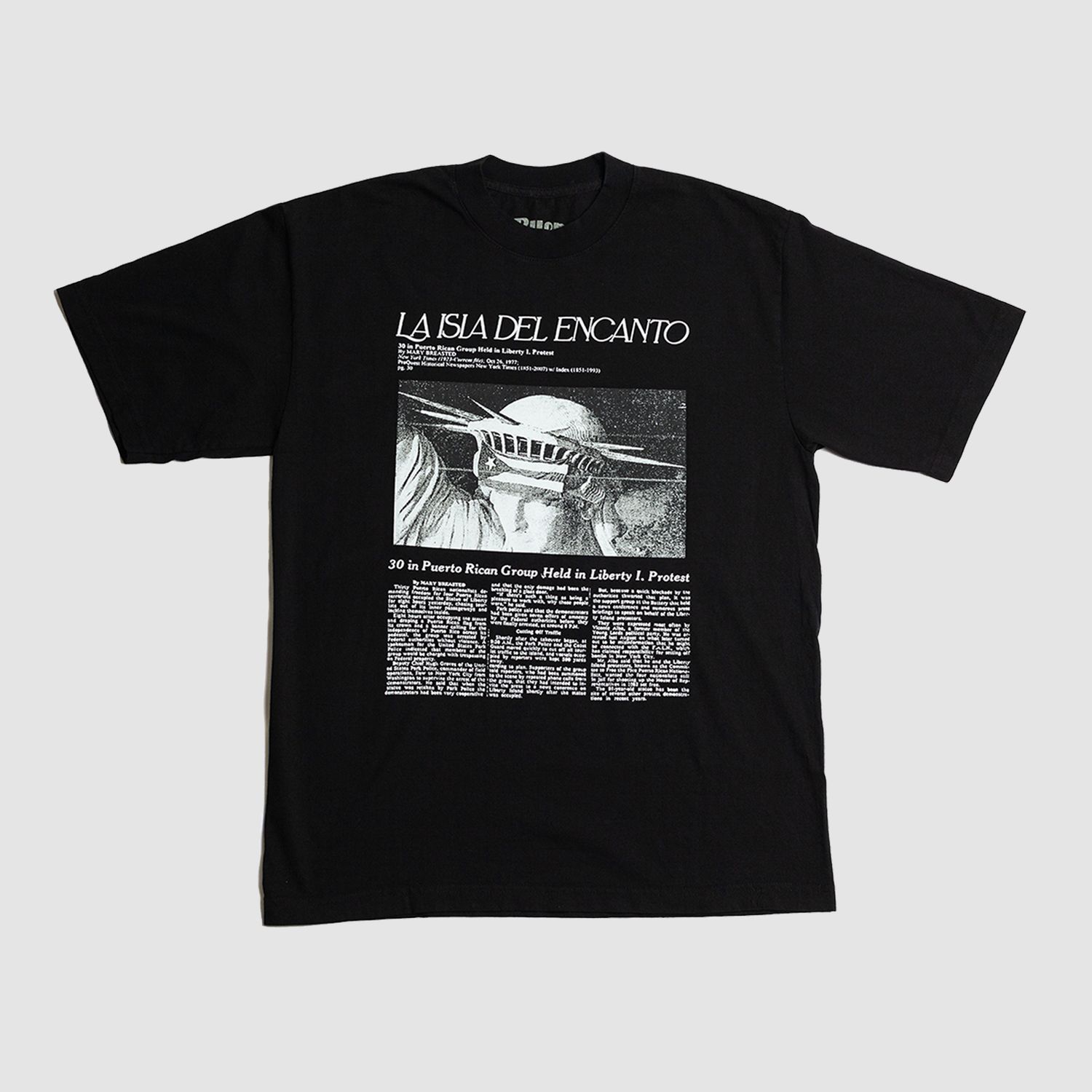 La Isla Del Encanto Tee Black