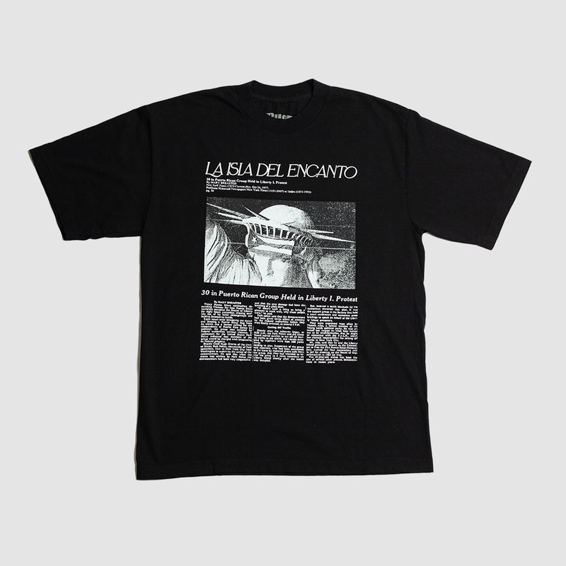 La Isla Del Encanto Tee Black