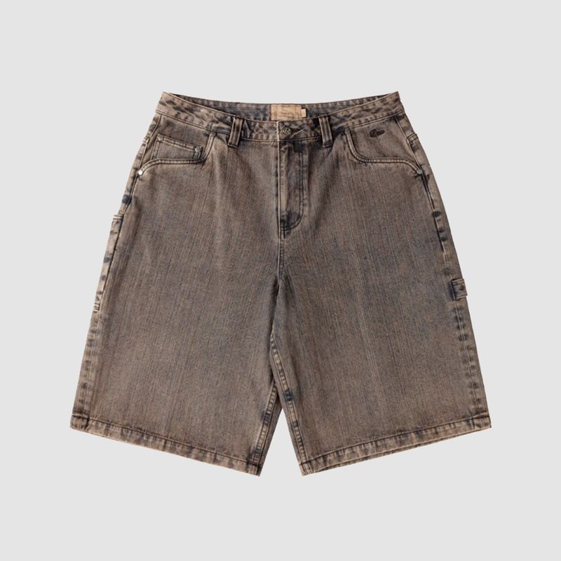Classic Denim Shorts Premium Brown