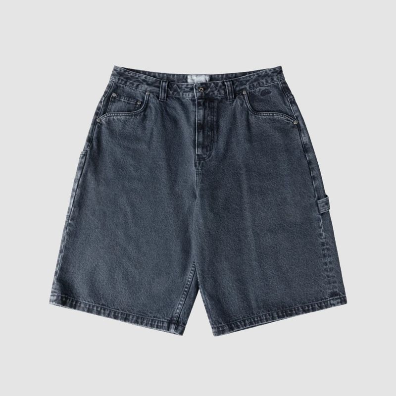 Classic Denim Shorts Overdyed Blue