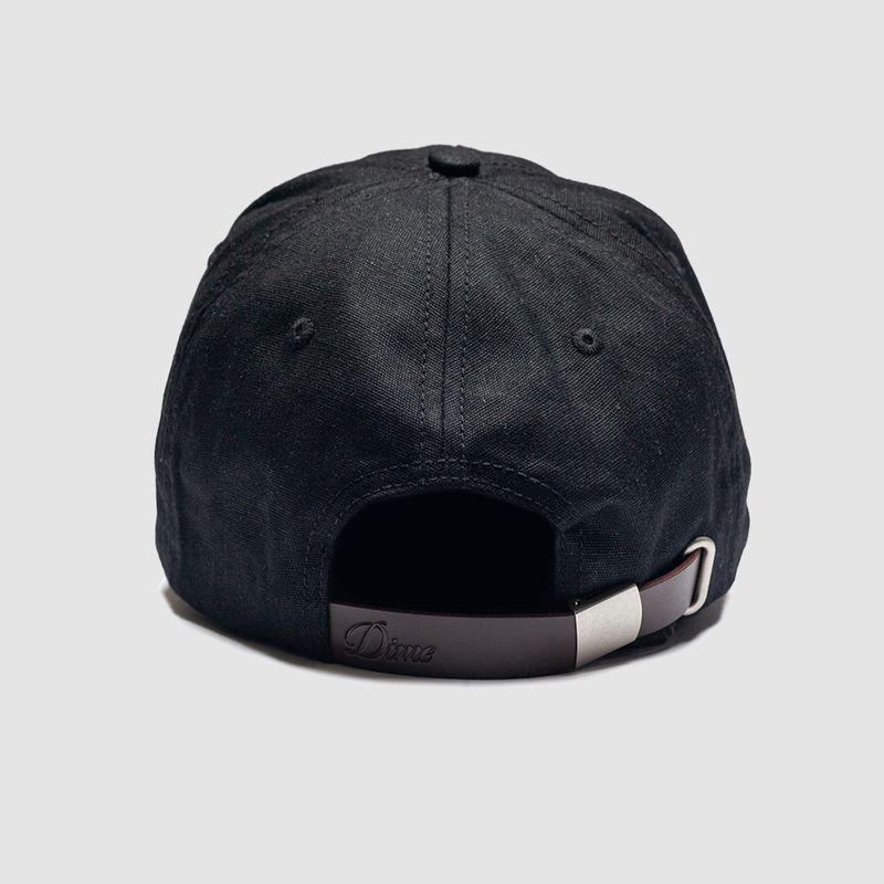 Washed Worker Cap Black