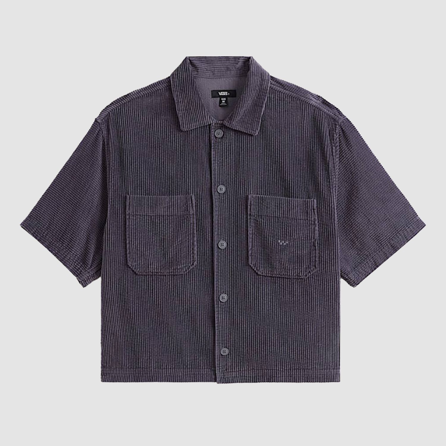 Corduroy Button Up Steel Shadow