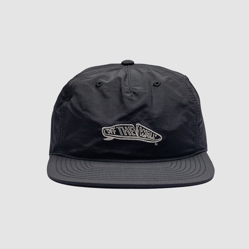 Crestline Unstructured Hat Black