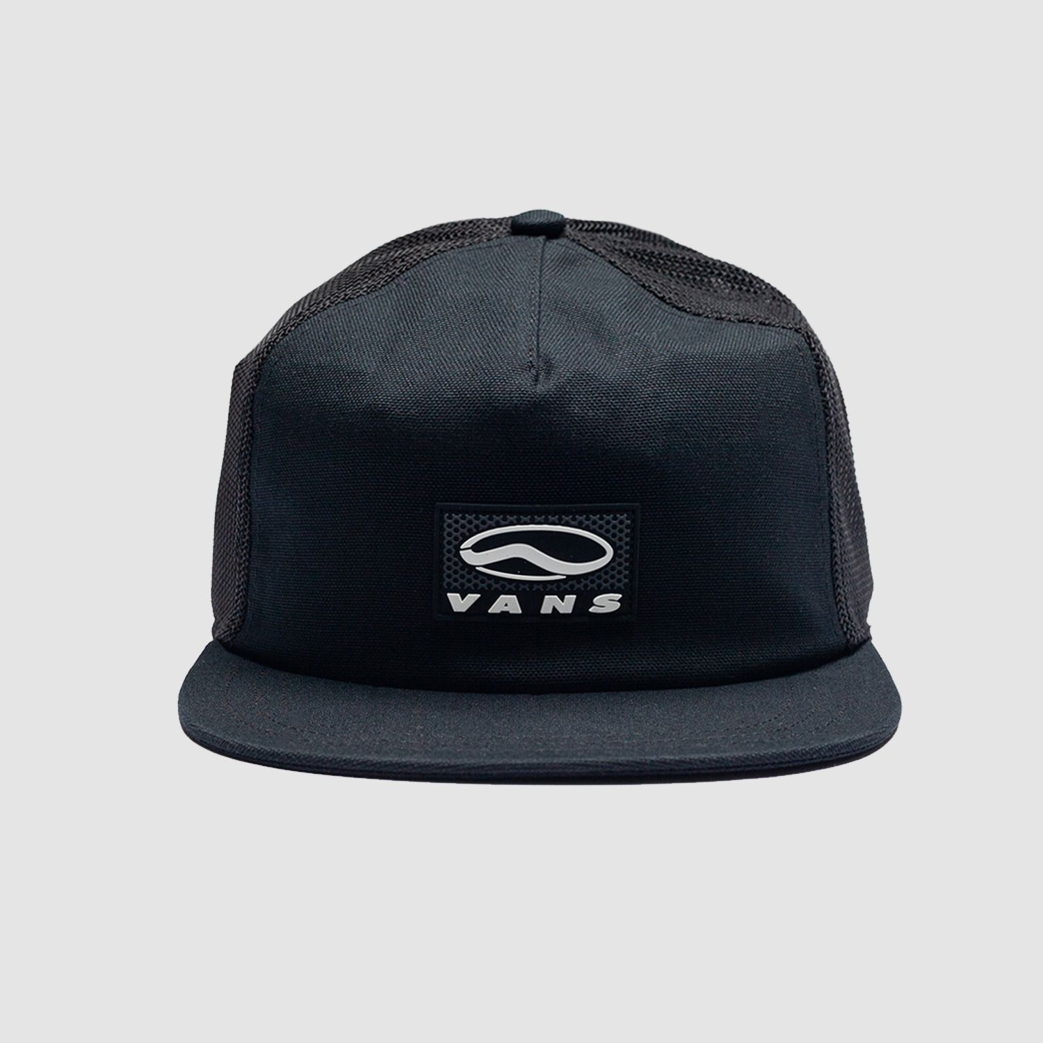 Sidestripe Unstructured Hat Black