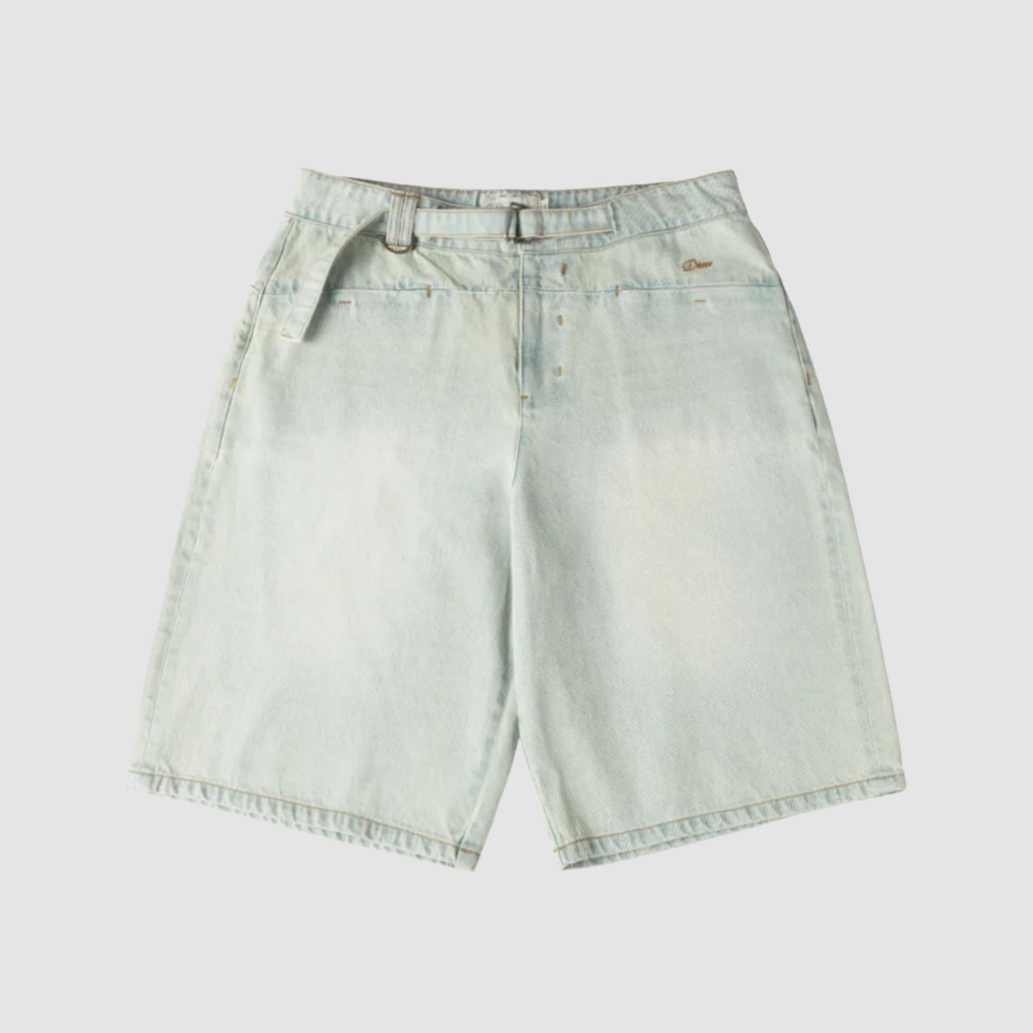 Tech Denim Shorts Bleached Sky