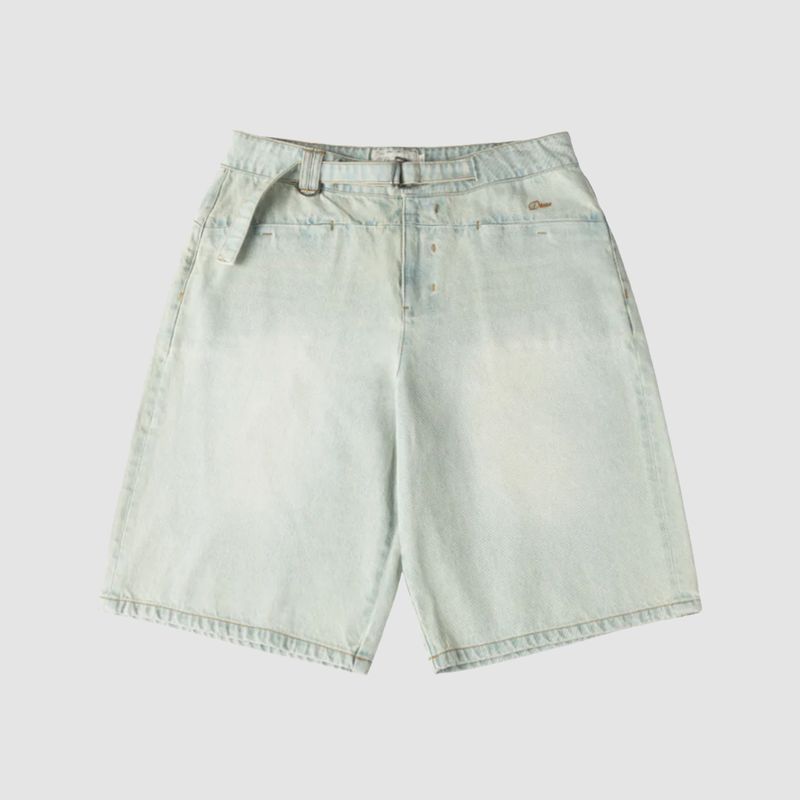 Tech Denim Shorts Bleached Sky