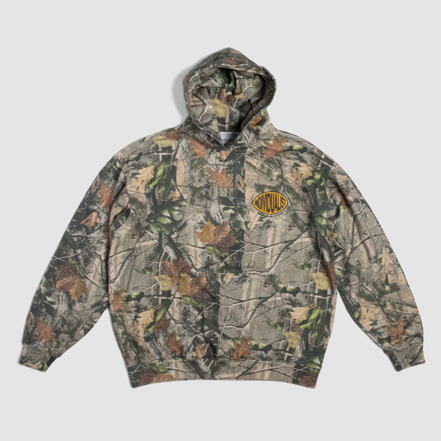 Oval Patch Hooded Sweatshirt Camo