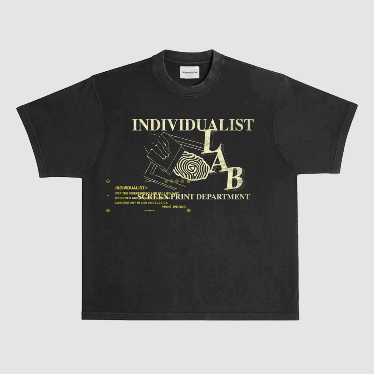 Print Dept.  SS Tee Vintage Black