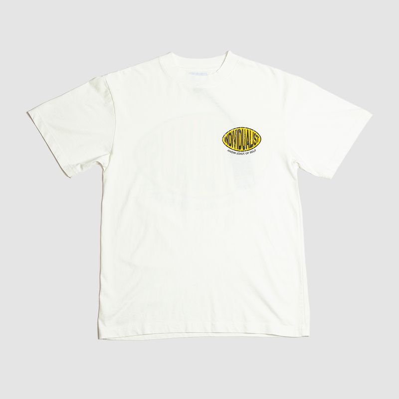 Oval Patch SS Tee Antique White