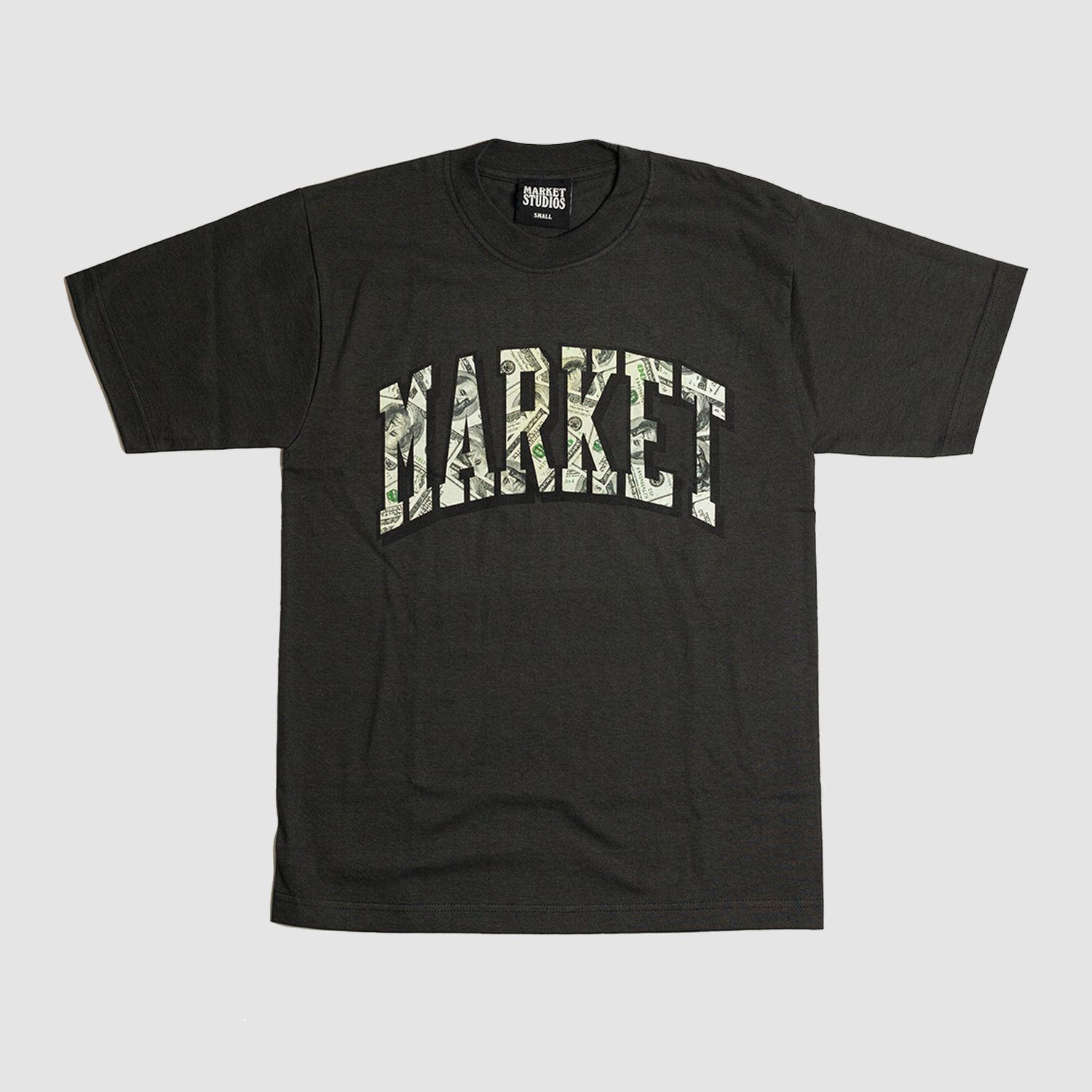 Money Arc Tee Washed Black
