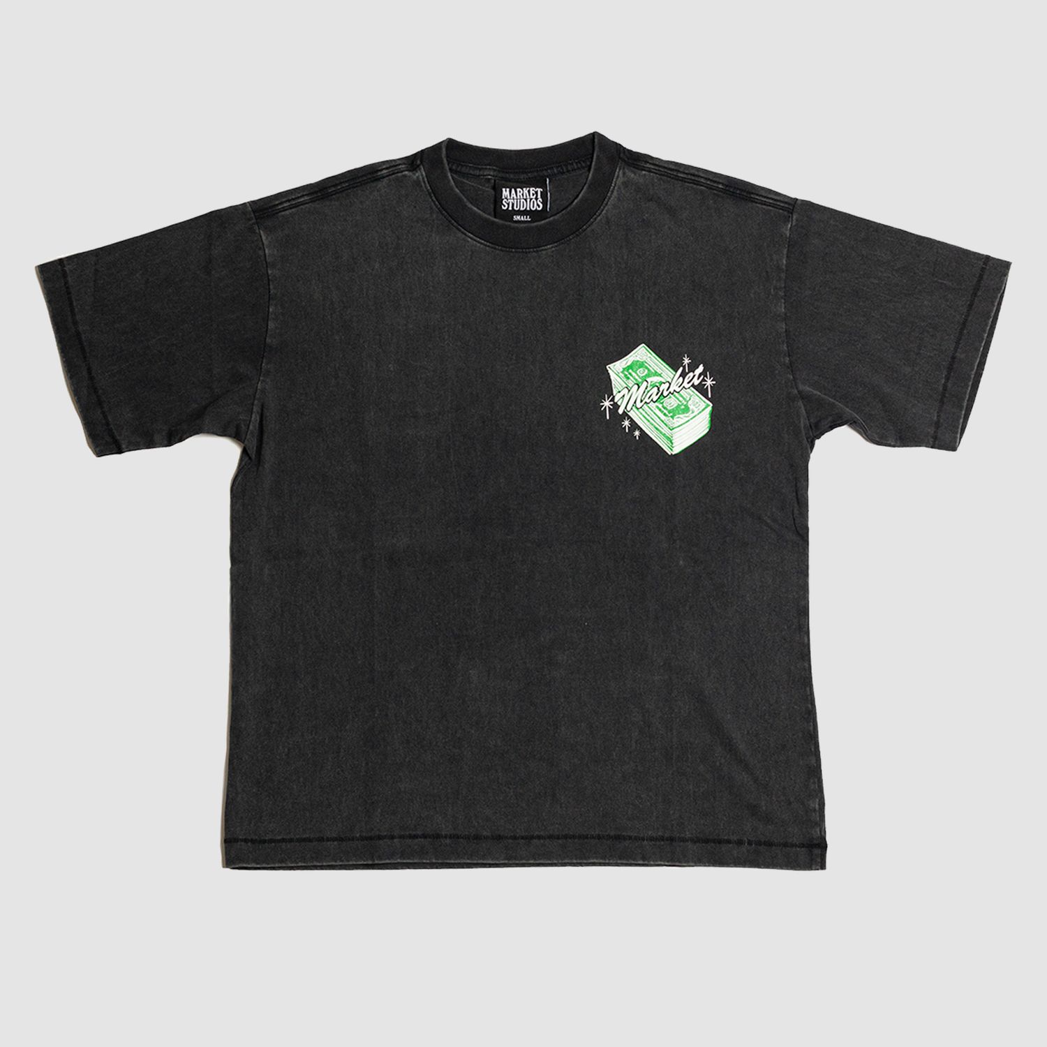 Call My Plug Tee Washed Black