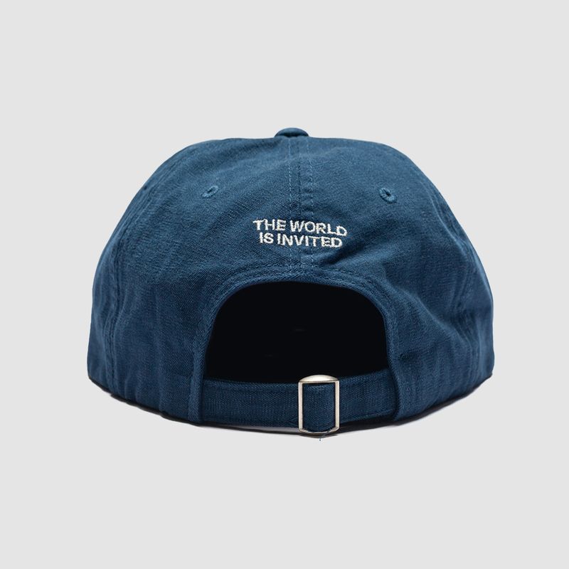 Lion Crest 5 Panel Cap Navy