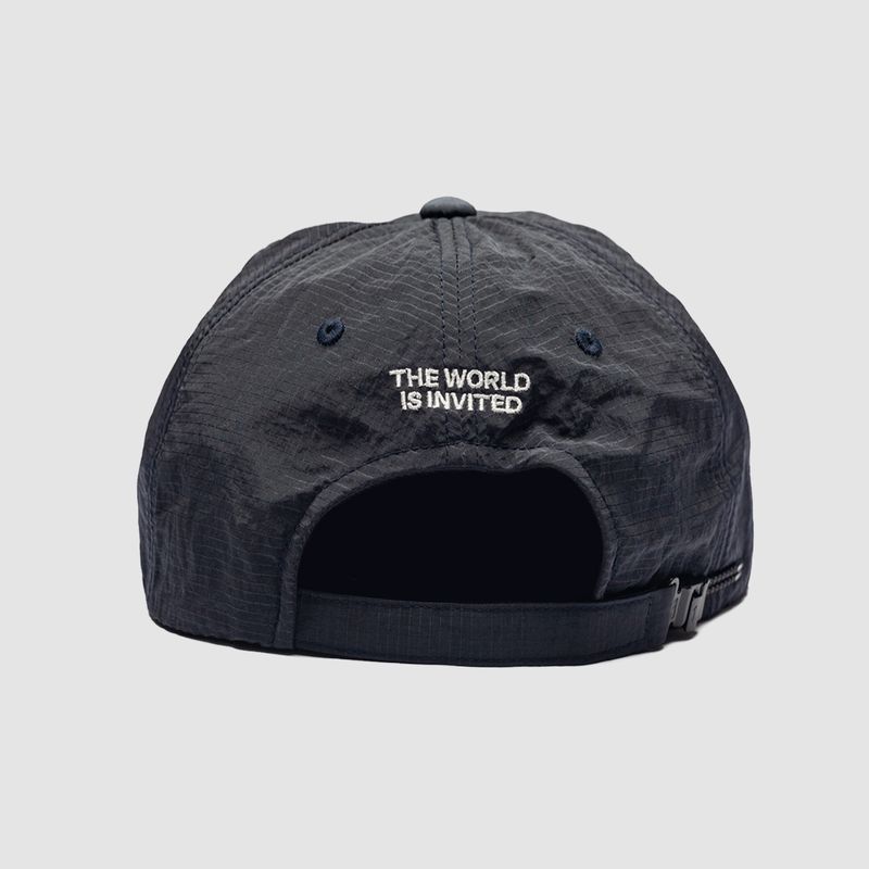 KRB Basic Logo 6 Panel Nylon Black