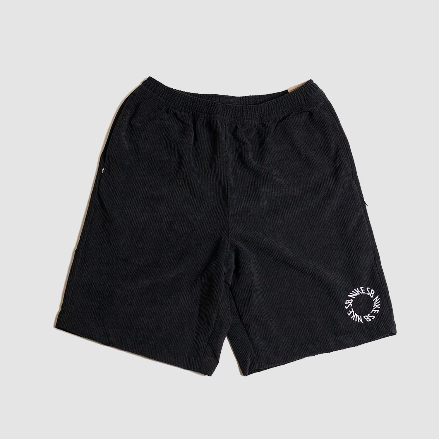 Cord Skate Shorts Black