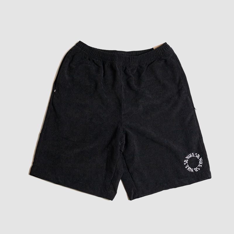 Cord Skate Shorts Black