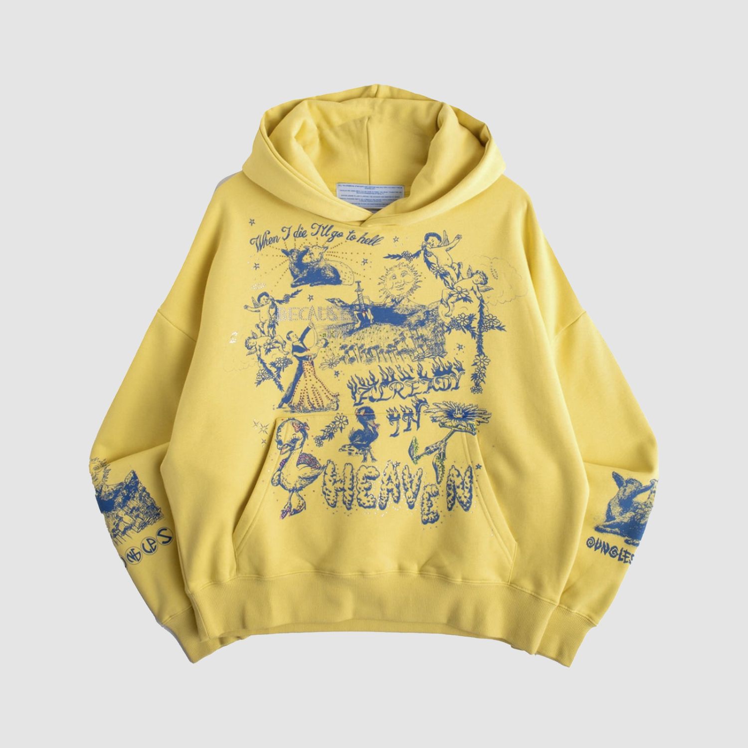 Already In Heaven Hoodie Yellow