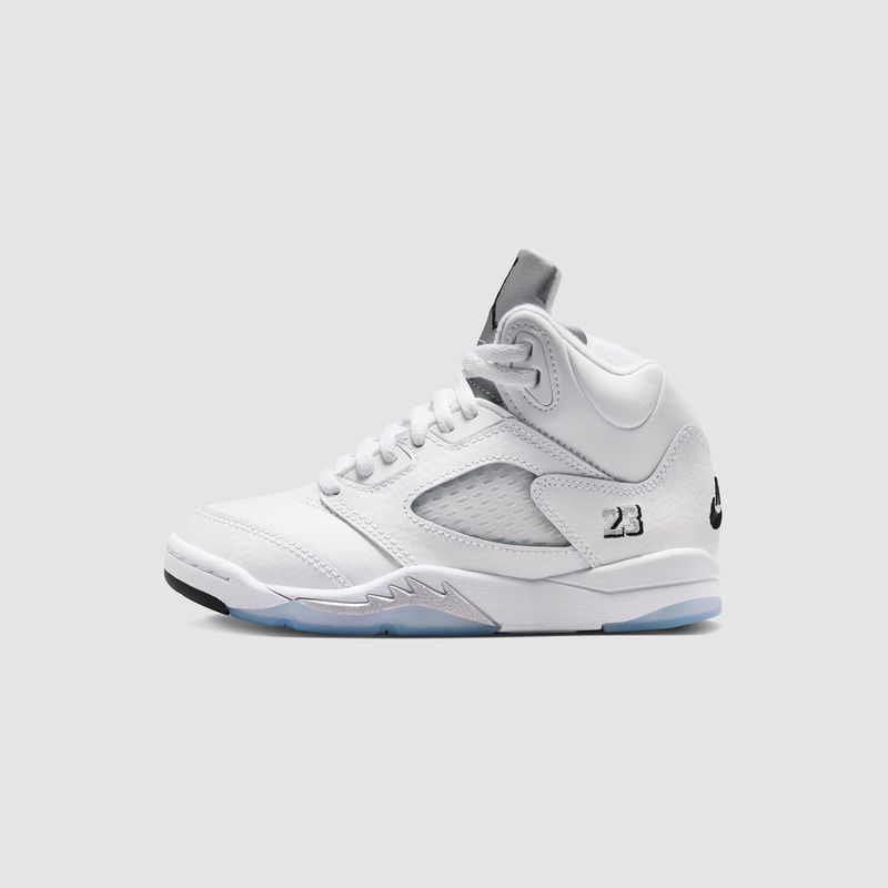 Air Jordan 5 White Metallic Silver (PS)