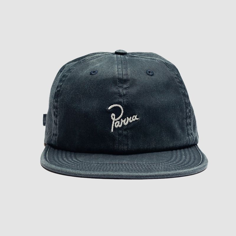 Signature 6 Panel Hat Washed Blue