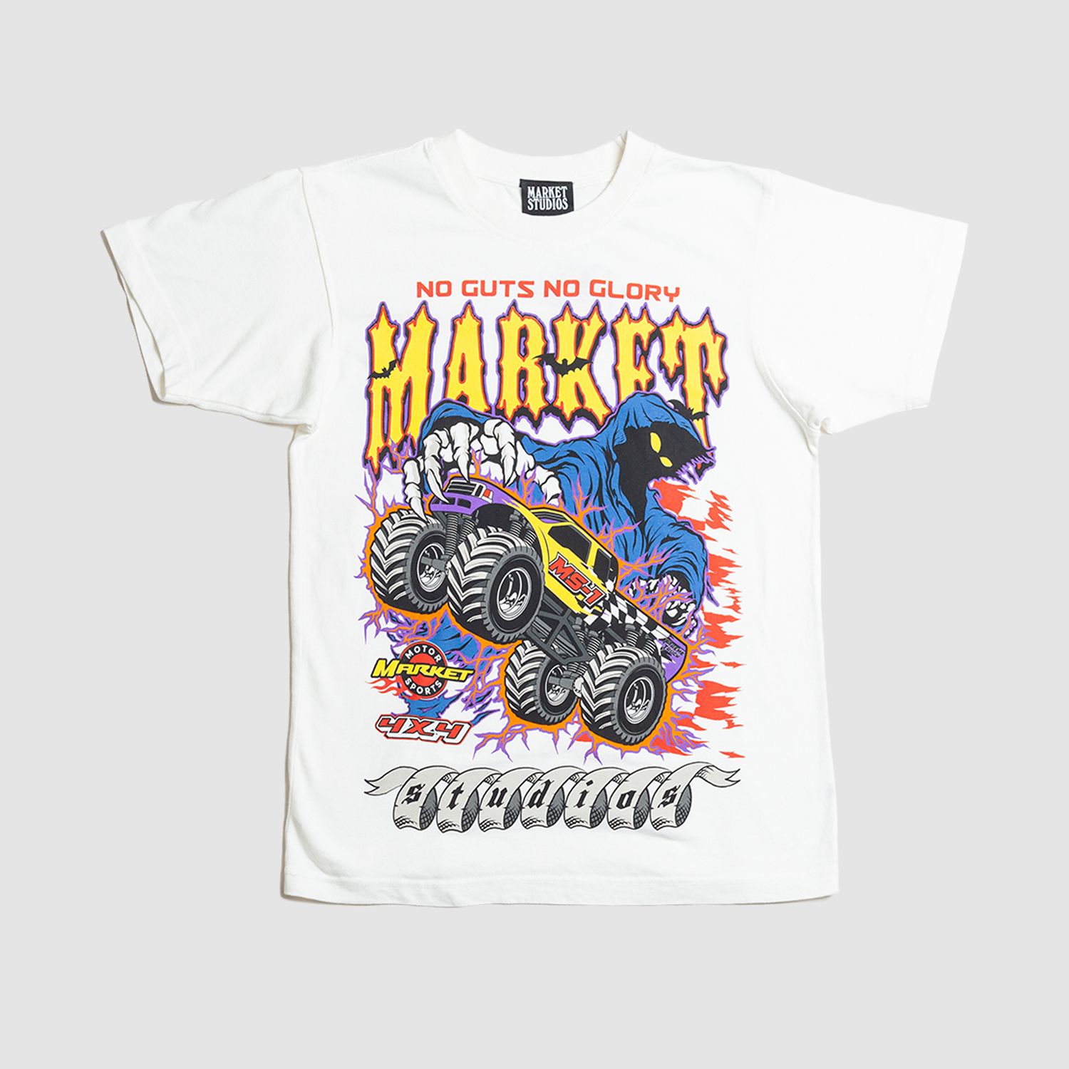 No Guts No Glory Tee White