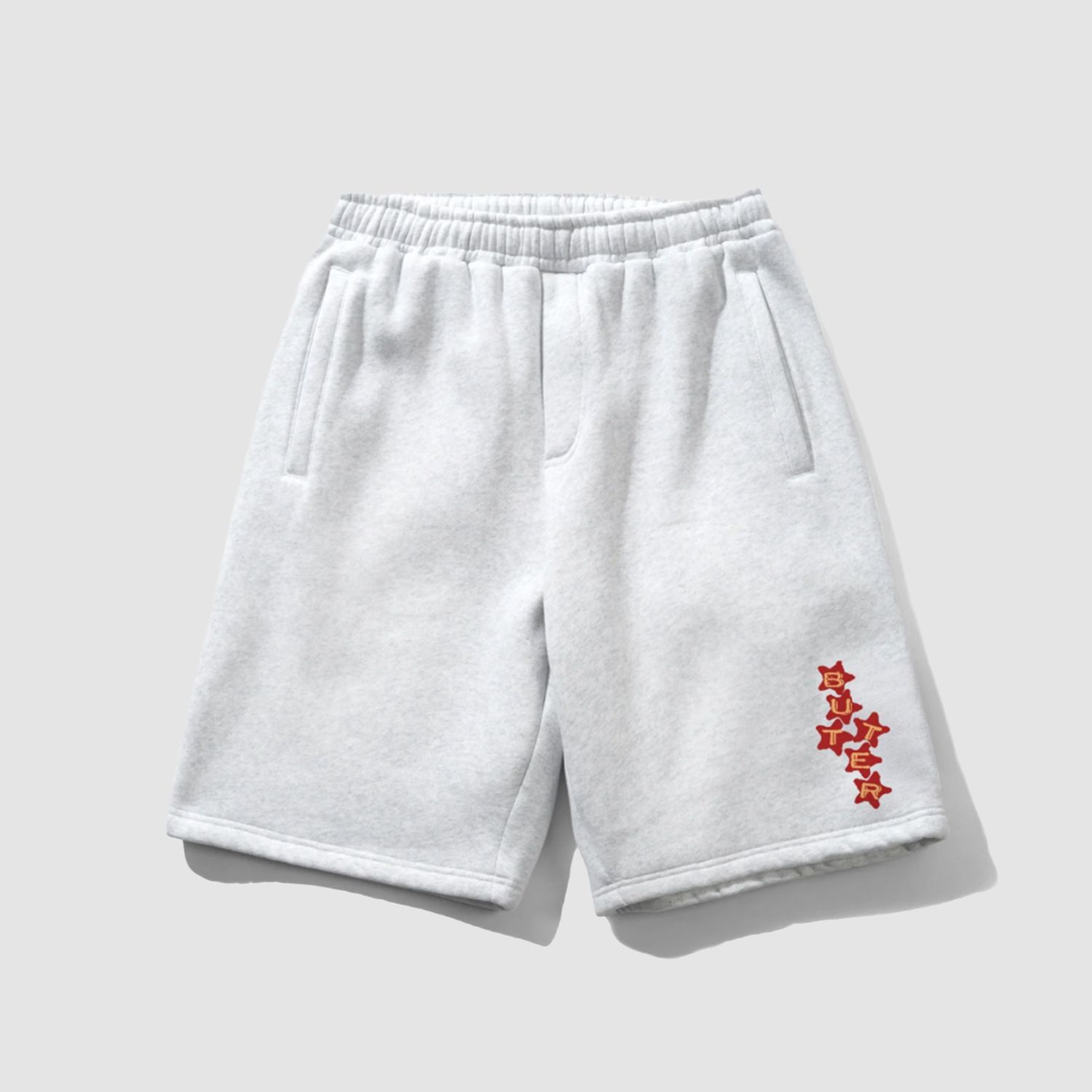 Stars Fleece Shorts Ash