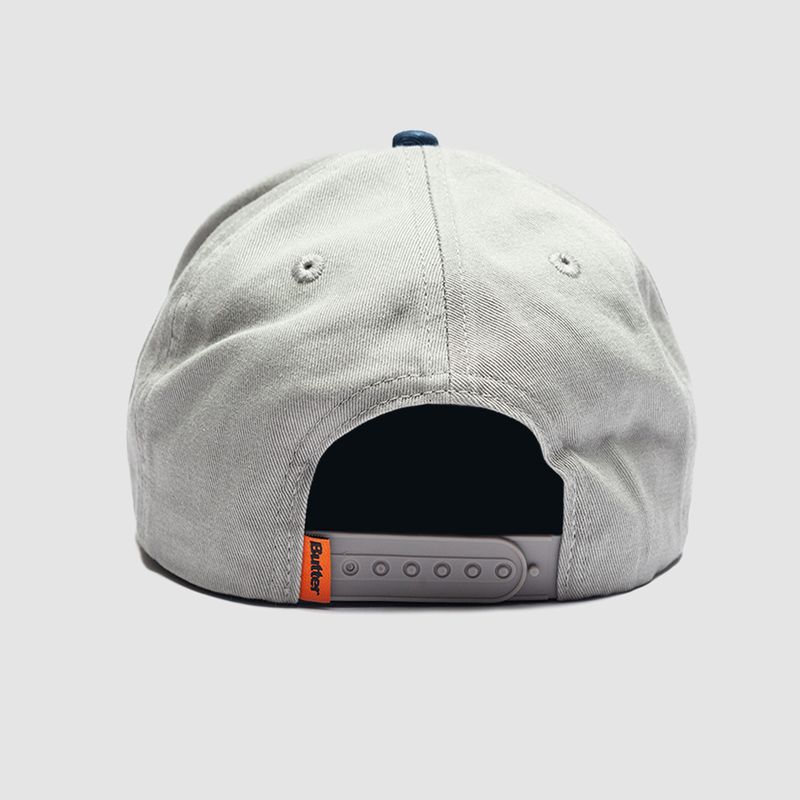 Tide 5 Panel Cap Washed Grey/Navy