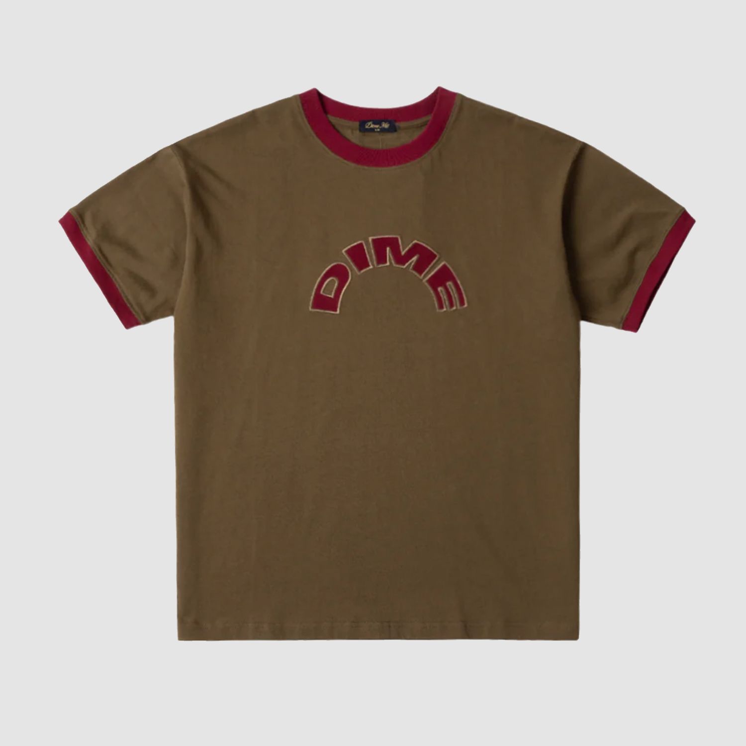 Arch Ringer Tee Brown