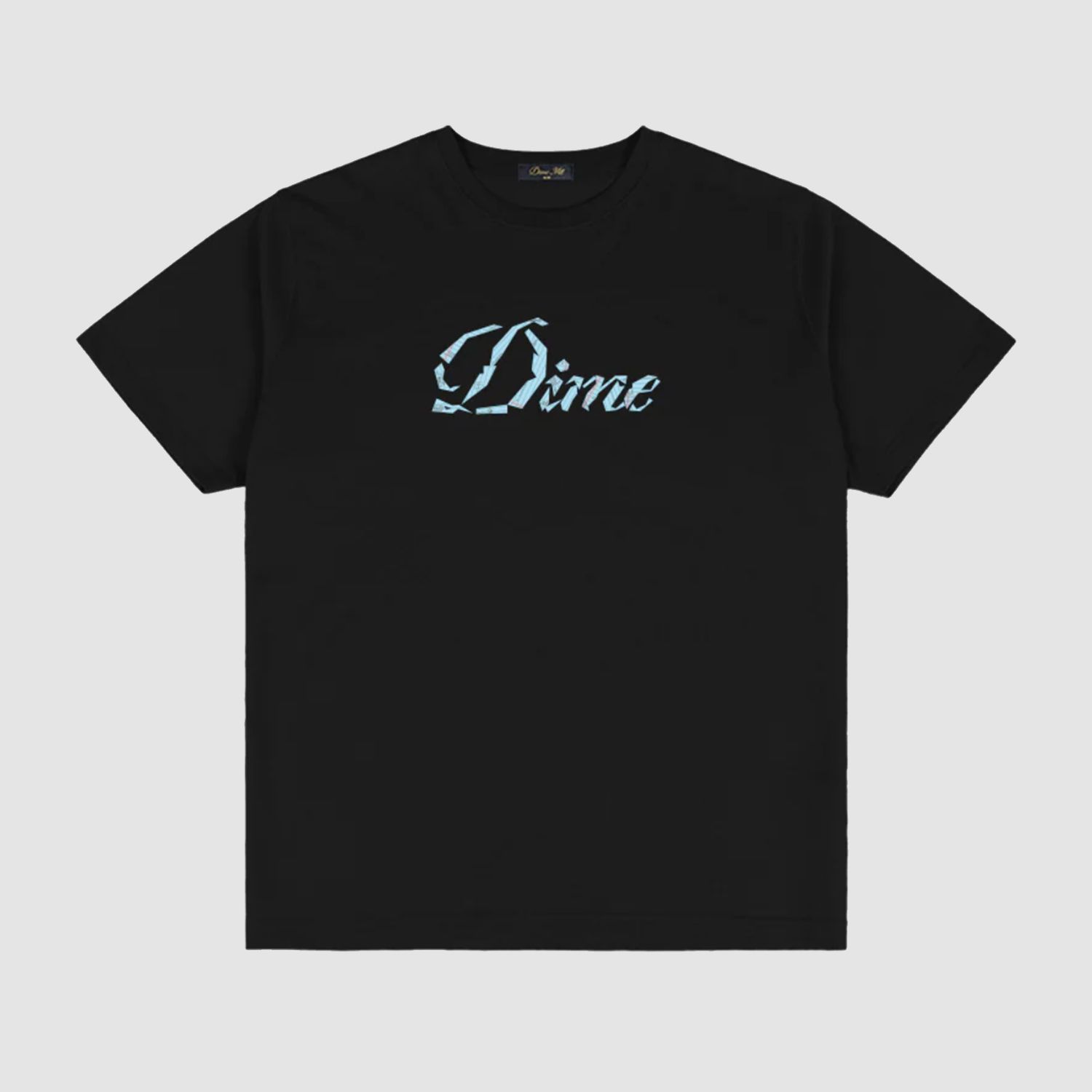 Cursive Paper Cut Tee Black