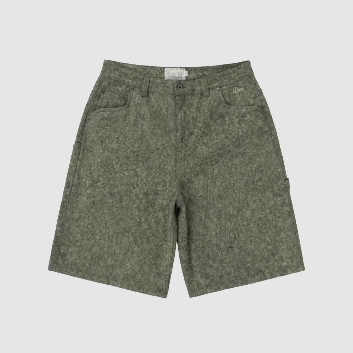 Classic Denim Shorts Electric Green