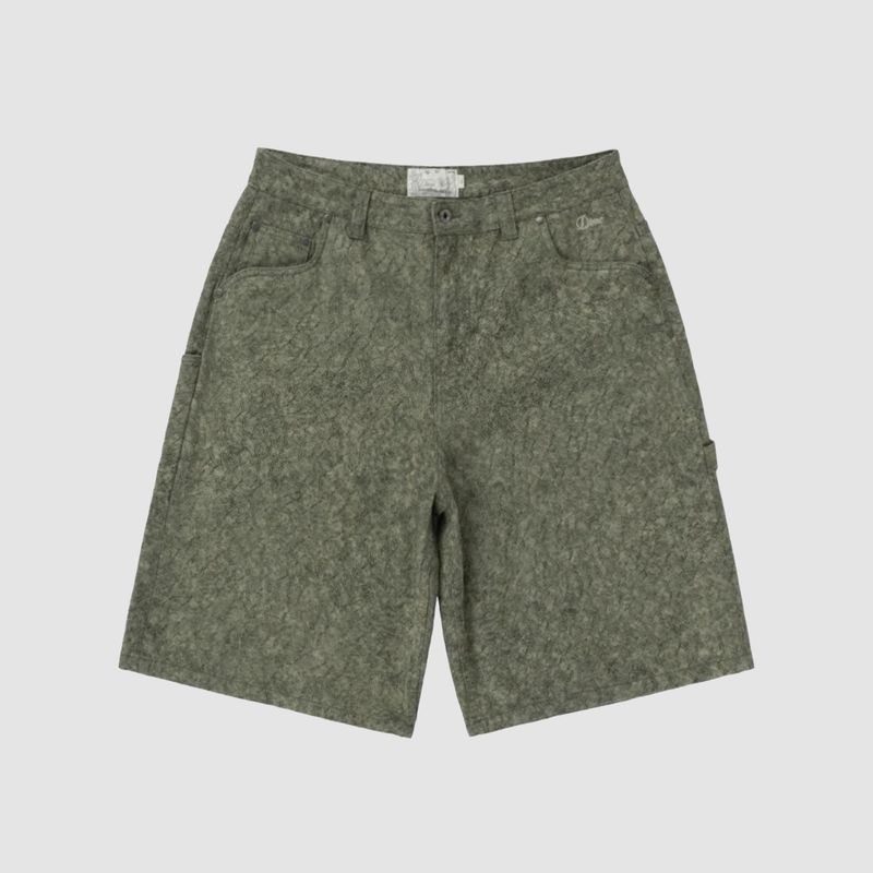 Classic Denim Shorts Electric Green