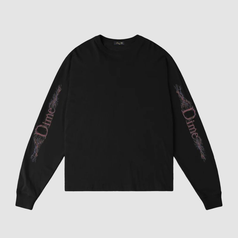 Classic Veins LS Tee Black
