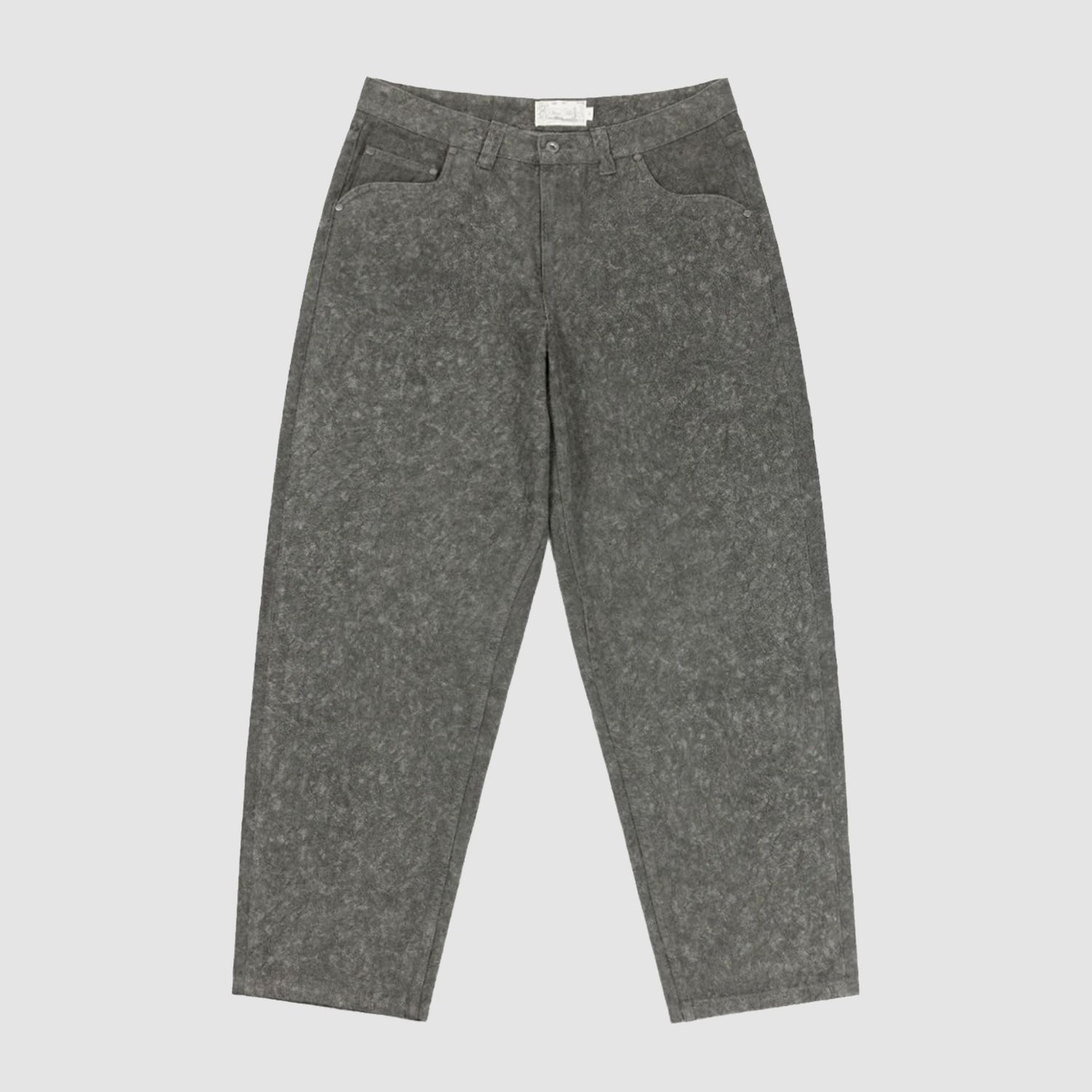 Baggy Denim Pants Electric Charcoal