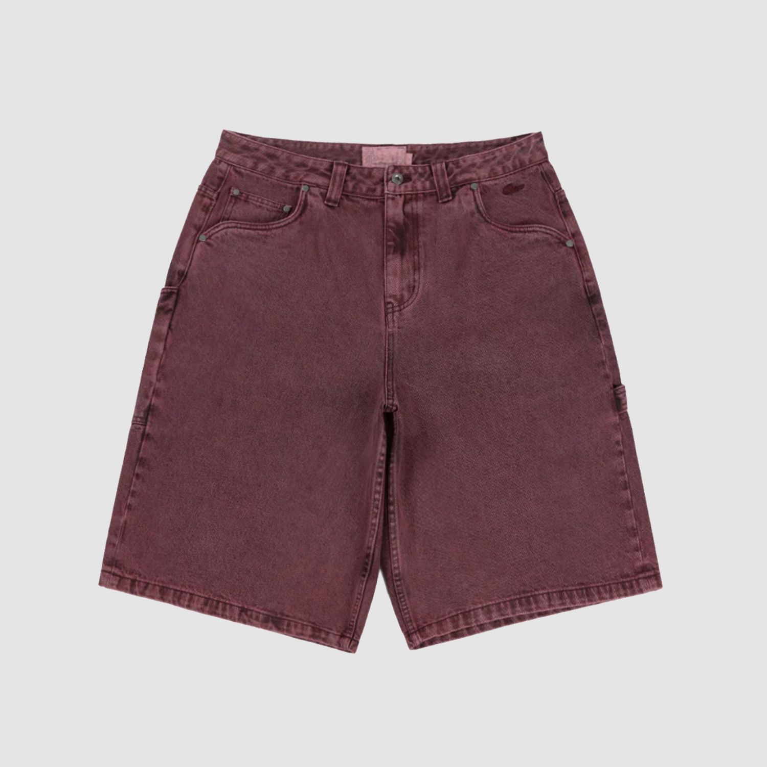 Classic Denim Shorts Wine Washed
