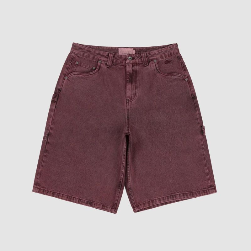 Classic Denim Shorts Wine Washed
