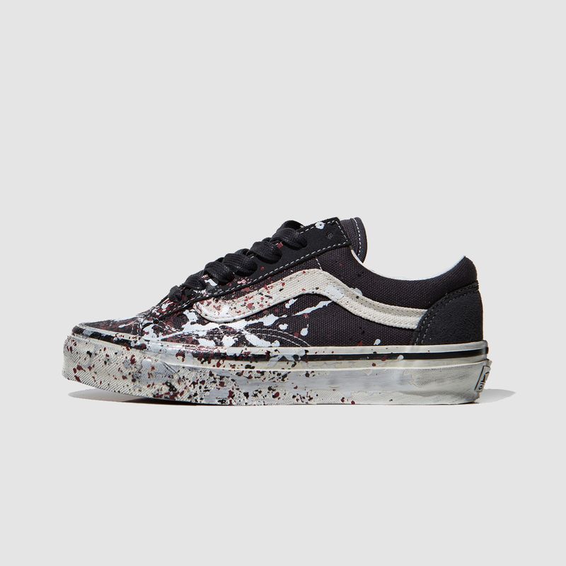 LX Old Skool 36 Paint Splatter Charcoal