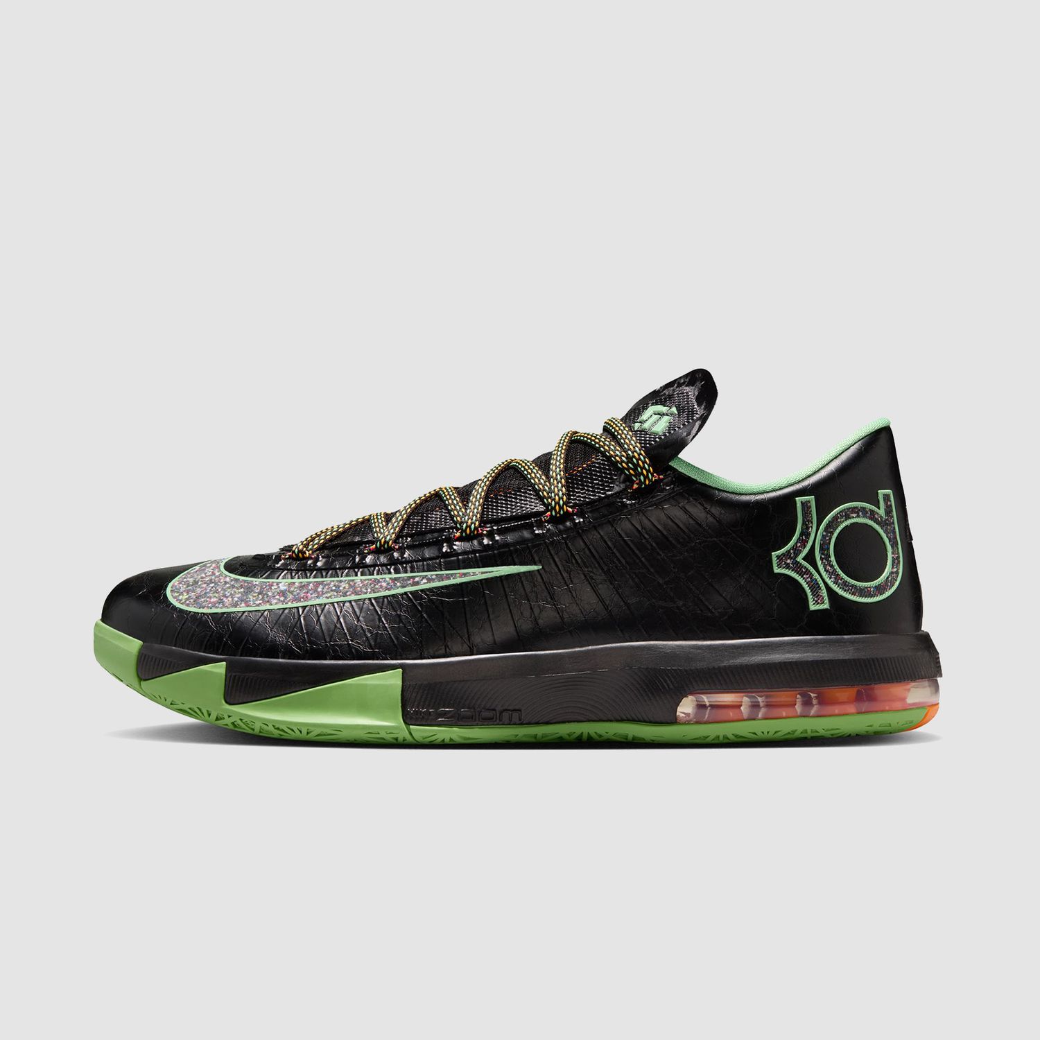 KD VI Black Multi Color Lucid Green