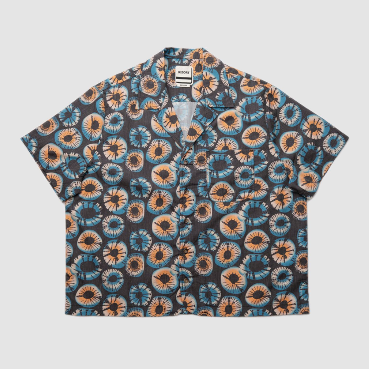 Eye Camp Button Up Blue