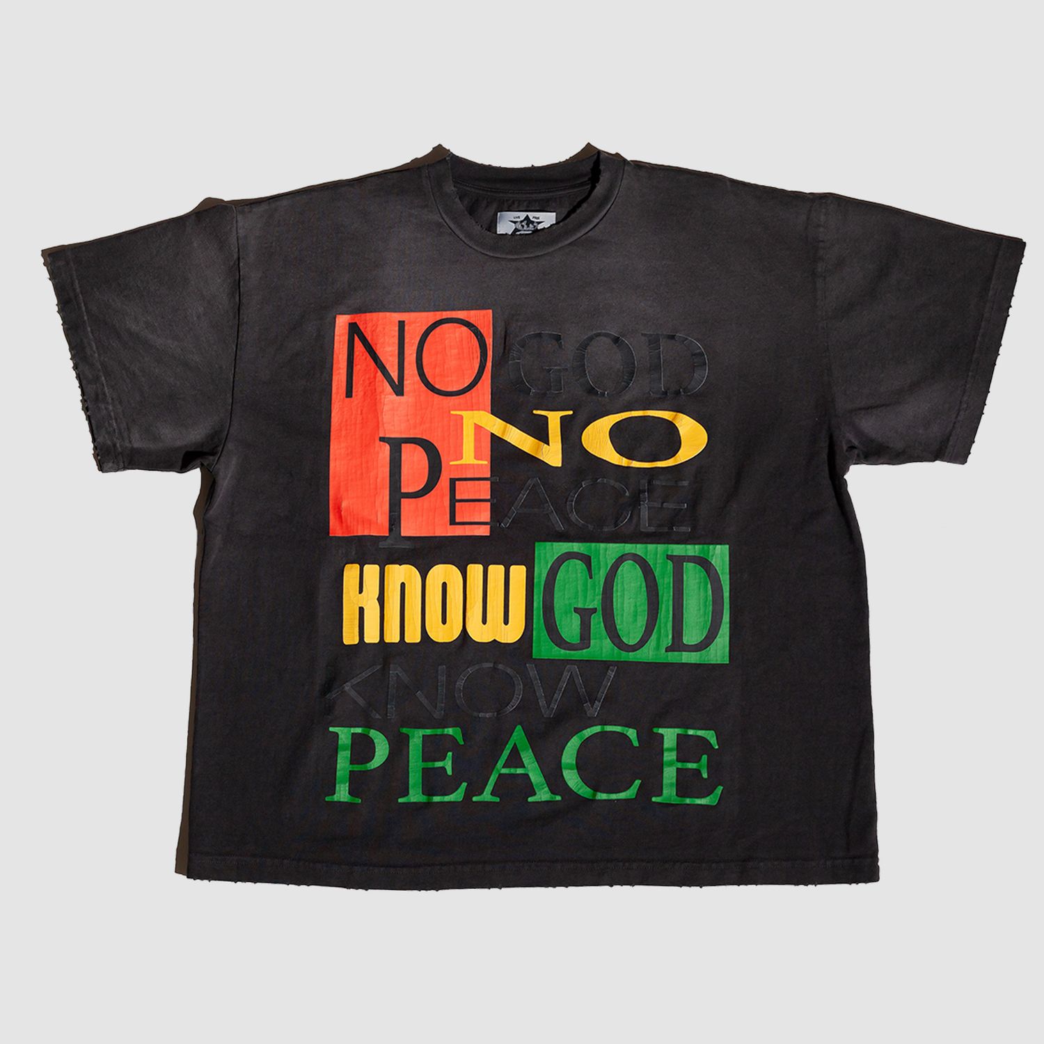 No God No Peace Tee Mink