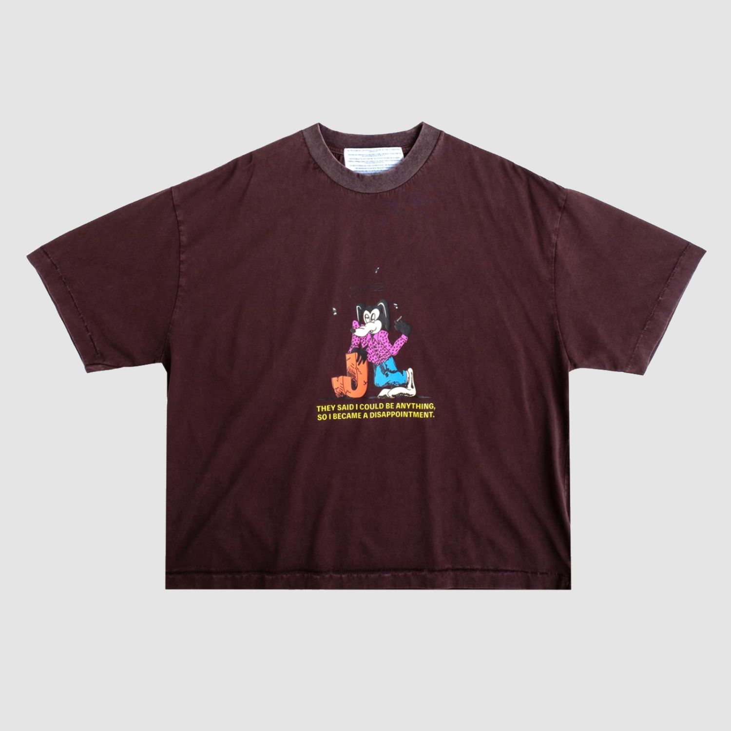 Disappointment Tee Burgundy